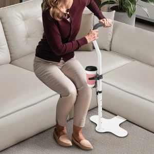 Couch Stand Assist for Elderly Adjustable Height Lift Stand Non-Slip &Cup Holder - Picture 1 of 9