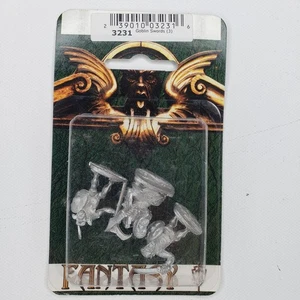 RAFM 3231 Goblin Swords (3) Metal Fantasy Minis NIB OOP - Picture 1 of 4