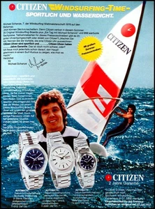 Citizen Armbanduhren, originale Werbung aus 1977  mit Michael Schanze - Picture 1 of 1