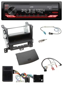 JVC DAB Lenkrad Bluetooth USB Autoradio für Opel Tourer Zafira ab 2013 jet black - Bild 1 von 10