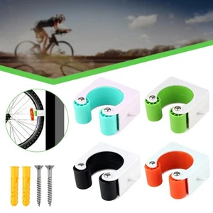 Soporte para bicicleta gancho de estacionamiento abrazadera de neumático organizador de garaje montaje en pared - Imagen 1 de 6