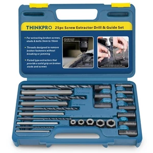 Extractor de Tornillos y Pernos Rotos Juego 25pz con Brocas Guías para Mecánico - Bild 1 von 8