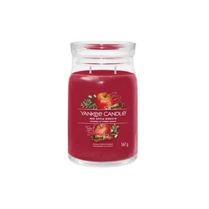 Yankee Candle Signature Red Apple Wreath Large Jar Red 567g - Picture 1 of 5