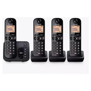 Panasonic KX-TGC264EB Quad Digital Schnurlostelefon mit Anrufbeantworter Neu in OVP - Bild 1 von 5