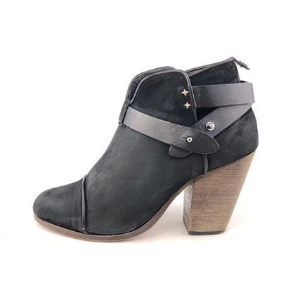 Botines de cuero gamuza negros rag & bone Harrow 37,5 EUR. para mujer talla 7,5 Foto 1 de 4