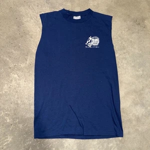 Maglietta WFA National Footbag Training Camp Cutoff 1986 L USA Hacky Sack Shirt - Foto 1 di 6