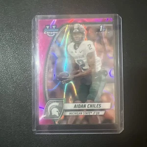 #8 Aidan Chiles 2024 Bowman Cromo Università Rosa Lava Rifrattore - Foto 1 di 2