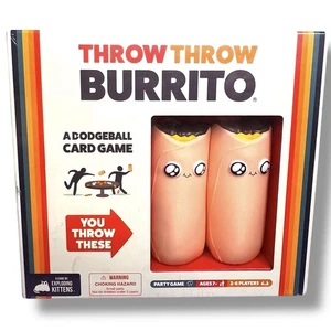 Throw Throw Burrito de Exploding Kittens - Un juego de cartas Dodgeball NUEVO  - Imagen 1 de 5
