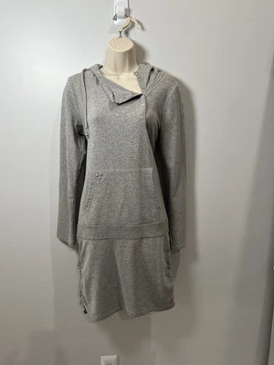 Sudadera con capucha gris Ecko roja para mujer hasta la rodilla vestido talla L cómoda  Foto 1 de 4