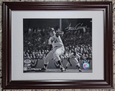 Tom Seaver Signed Autographed Framed NY Mets 8x10 Baseball Photo PSA - Image 1 of 2