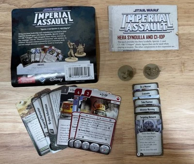 Star Wars Imperial Assault Hera Syndulla and C1-10P Chopper Expansion FFG Look - Image 1 of 2