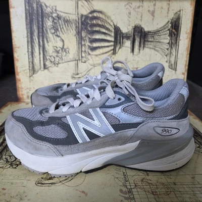 Talla 4 - Zapatos para mujer New Balance 990v6 hechos en EE. UU. Castlerock QC990GL6 Foto 1 de 4