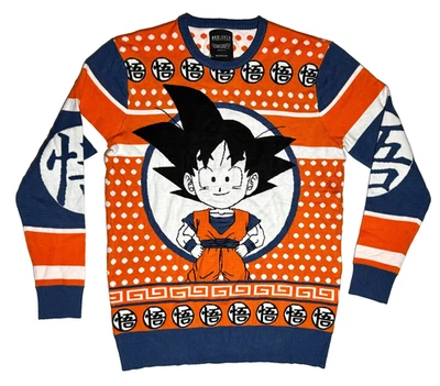 Suéter de vacaciones Dragon Ball Z Goku talla mediana exclusivo de BoxLunch nuevo Foto 1 de 4