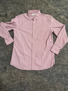 SOUTHERN TIDE Intercoastal Plaid Men's Pink Long Sleeve Button Up Shirt Medium - Picture 1 of 5