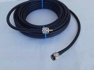 LMR-400 50 FT N macho a PL259 macho CABLE COAXIAL, JAMÓN, ESCÁNER (SC-400) - Imagen 1 de 1