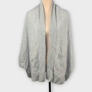 Isaac Mizrahi Cashmere Open Front Cardigan M / L Gary Quiet Luxury Chic Capsule - Picture 1 of 7