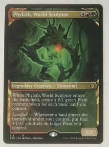 *showcase PHYLATH WORLD SCULPTOR Zendikar Rising MTG Magic NM Rare - Picture 1 of 1