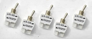Apem 641H/2 Mount On/Off Toggle Switch DPST 15A 250-VAC DPST 15A Lot of 5 - Picture 1 of 6