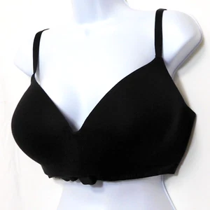 Victorias Secret T-Shirt Lightly Lined Bra 38DD Wireless Convertible Strap Black - Picture 1 of 6