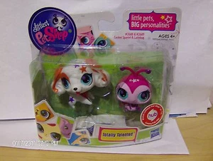 Littlest Pet Shop Totally Talented Cocker Spaniel #2688 & Ladybug #2689 NIB Rare - Picture 1 of 1