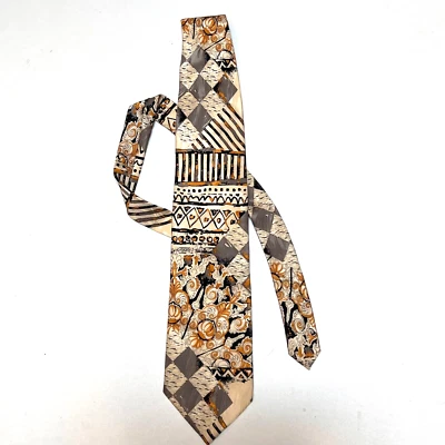 Corbata para hombre VIVA 100 % seda. Hecho a mano. "60"" x 4""" Foto 1 de 4
