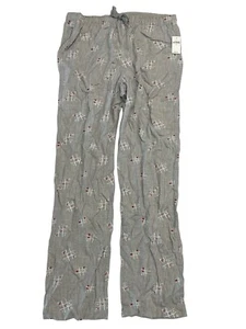 Neu mit Etikett GAP Herren Pyjamahose Gr. M-XL grau rot Herzen Tic Tac Toe #401638 - Bild 1 von 8