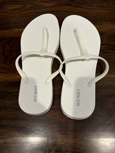 Old Navy Damen Sandalen weiß/weiß Größe 7 NEU - Bild 1 von 1