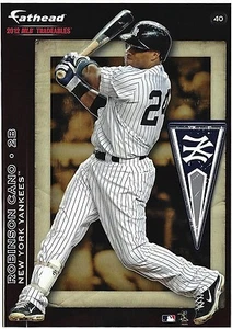 ROBINSON CANO FATHEAD TRADEABLES NEW YORK YANKEES NY REMOVABLE STICKER 2012 #40 - Picture 1 of 12
