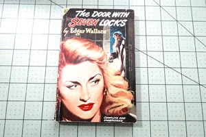 THE DOOR WITH SEVEN LOCKS BY EDGAR WALLACE 1947 VINTAGE AVON BKS SUSPENSE GGA PB - Picture 1 of 3