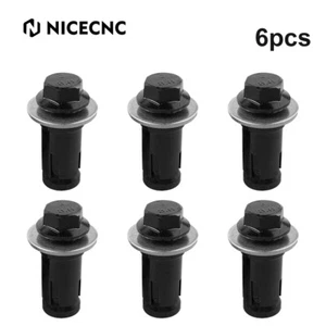 6PCS Rocker Rock Slider Mount Bolts Screws Kit For Polaris RZR XP 1000 2014-2022 - Foto 1 di 13