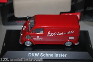 Schuco 77365 DKW Schnellaster Scatola " Esso " 1:43 Vetrina Conf. Orig. - Foto 1 di 1