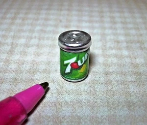 Miniature Lemon-Lime Soda Can (#2), 7/16" Tall x 1/4": DOLLHOUSE 1:12 - Picture 1 of 1