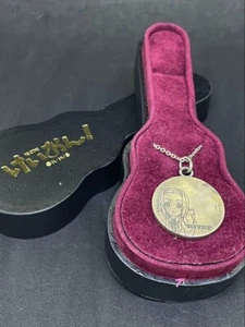 Anime K-ON! Ritsu Silver925 Medal Necklace 19.7 Chain Silver Used - Picture 1 of 6