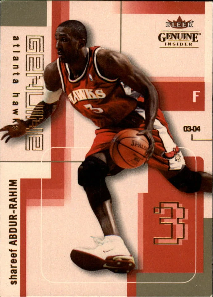 2003-04 Fleer Genuine Insider Basketball Card Pick - Image 1 of 1