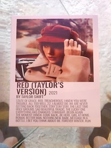 6er Set ungerahmtes Taylor Swift Album. NEU! - 10 Zoll x 7 Zoll, 2021 bis 2012 ~~♡ - Bild 1 von 9