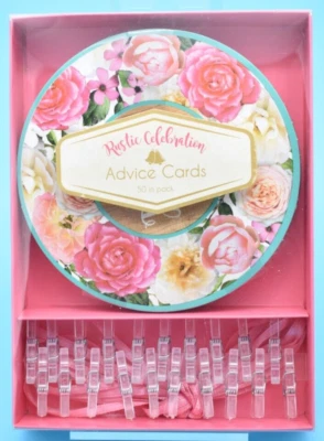 Wedding Advice Cards / Pack of 50 / Alternative to Traditional Guestbook - Image 1 of 4