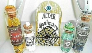 ALTAER Unique POTION Bottles Vials *Assorted* Moon Dust Ogre Snot+ FREE Shipping - Picture 1 of 30