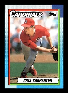 CRIS CARPENTER ⚾ 1990 Topps Baseball #443 St. Louis Cardinals - Bild 1 von 2
