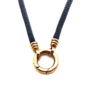 AURA by Traumfänger Stoffhalsband 3 mm FC07SSGR - Bild 1 von 2