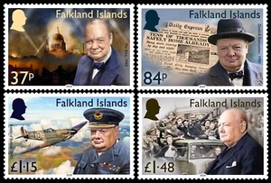 FALKLAND ISLANDS 2024 WINSTON CHURCHILL FAMOUS PERSONS JOINT ISSUE - Picture 1 of 1