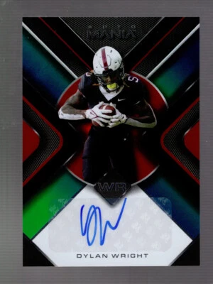 2022 Wild Card Auto Mania Auto Tri-Color #AM-TR3 TCU Athletics Dylan Wright - Image 1 of 2