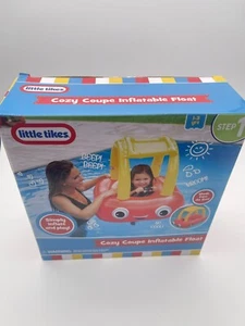 PoolCandy Little Tikes Cozy Coupe Inflatable Float w/ Shade From The Sun Age 1-3 - Picture 1 of 5