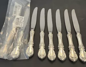 Reed And Barton Dinner Knife Set (8) Burgundy Pattern 1949 Sterling - Picture 1 of 5
