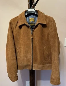 Schott 375W Cow Suede Women's Trucker Jacket Size XL - Picture 1 of 10