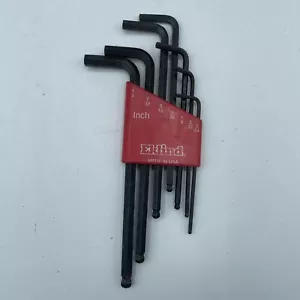 EKLIND Hex-L Key allen wrench 7 Pc set SAE Inch Sizes 5/64 - 1/4 With holder - Picture 1 of 2