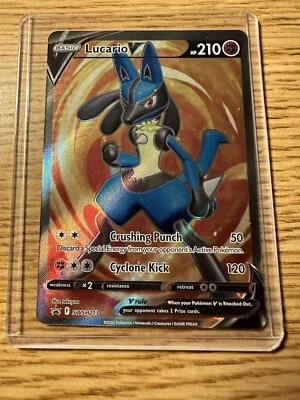 Lucario V SWSH213 SWSH: Sword & Shield Promo Cards Holo - Image 1 of 2