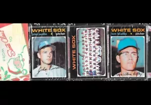 1971 Topps Holiday Baseball Rack Pack John Purdin, Tom Bradley & Vada Pinson - Picture 1 of 10