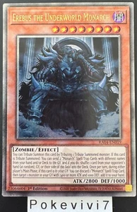 Carte YU-GI-OH! EREBUS THE UNDERWORL MONARCH RA04-EN019 QCSR NEUF - Foto 1 di 1
