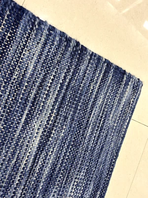 2X2 ft Multicolored Modern Dhurrie Hand-Woven Area Carpets Any Room Area Rugs - Image 1 of 4