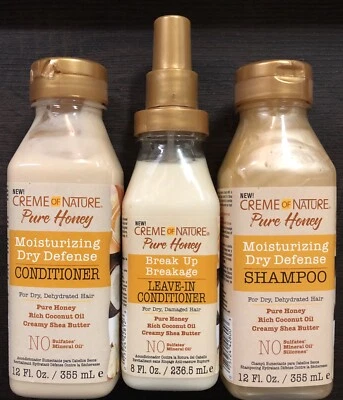 CONJUNTO COMPLETO CREME DA NATUREZA PURO MEL HIDRATANTE DEFESA SECA XAMPU E - Imagem 1 de 3